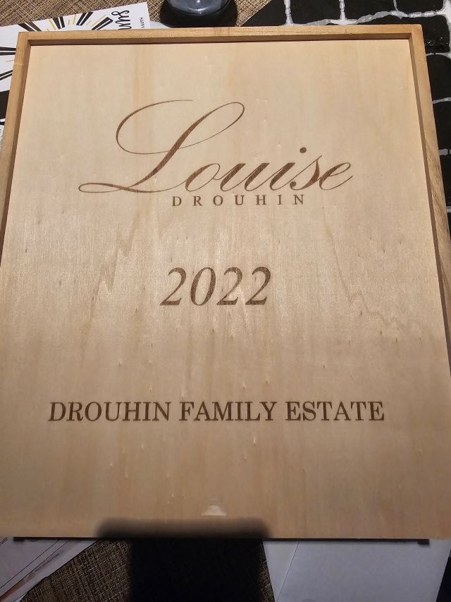 Louise Drouhin Drouhin Family Estate laser engraved wine box