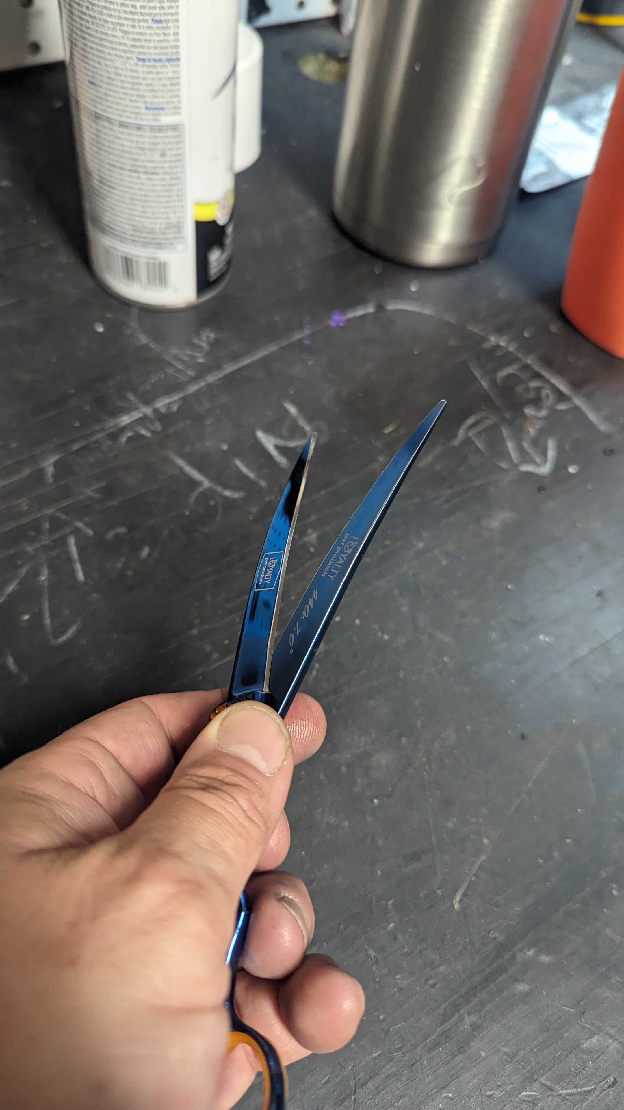 Tweezers sharpened and restored